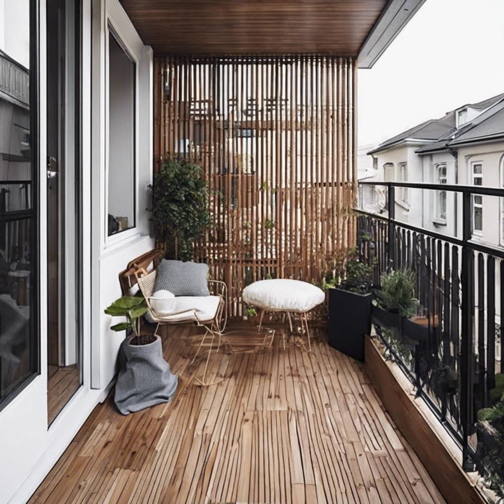 Maximizing Space with Clever Small Balcony Design
