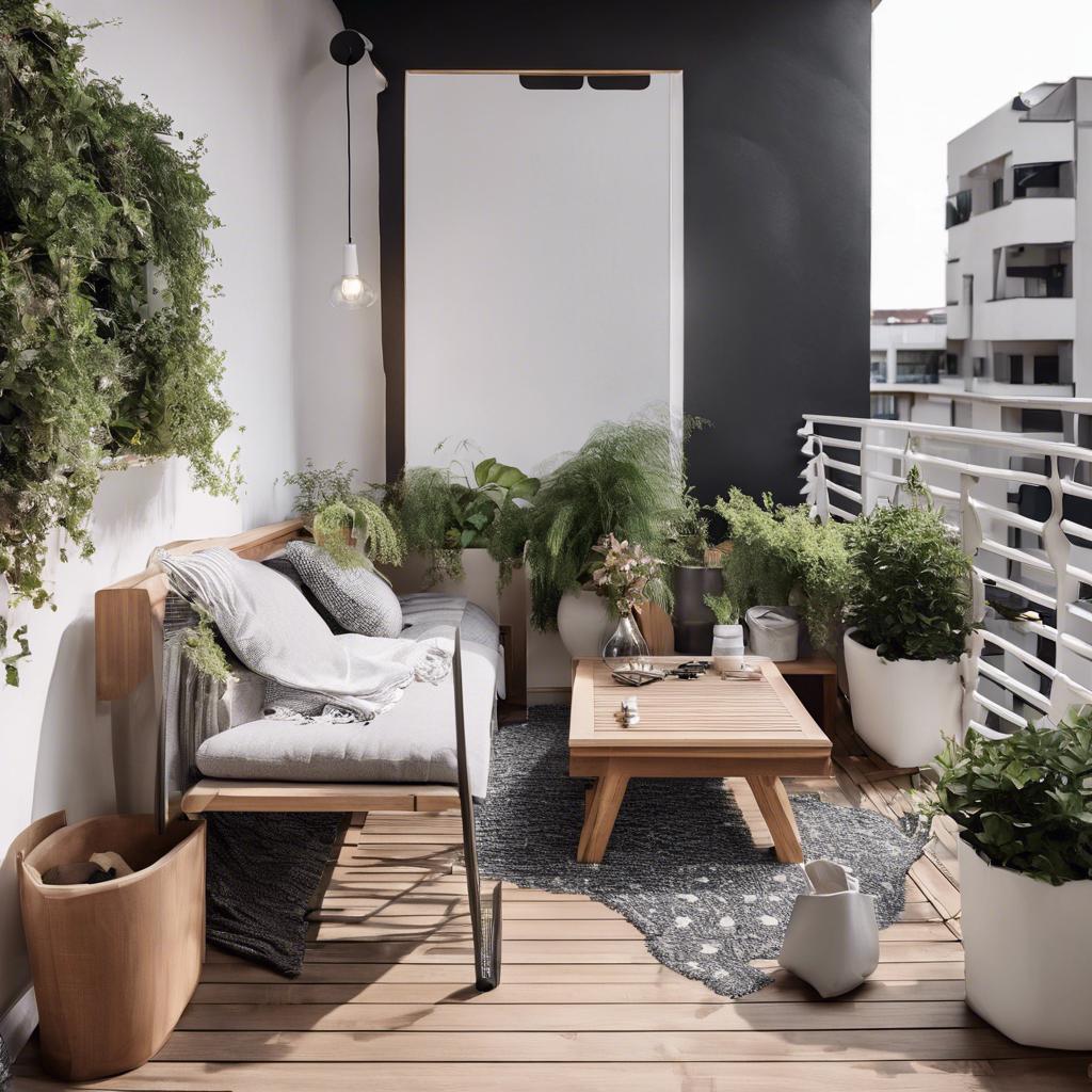 Maximizing⁢ Space: Clever Storage‌ Solutions for a⁣ Stylish Small Balcony ‍Design