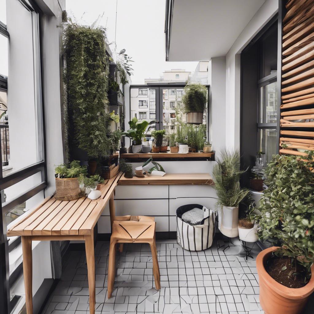 Maximizing Space: Clever Storage Solutions for ‌Small Balcony Design
