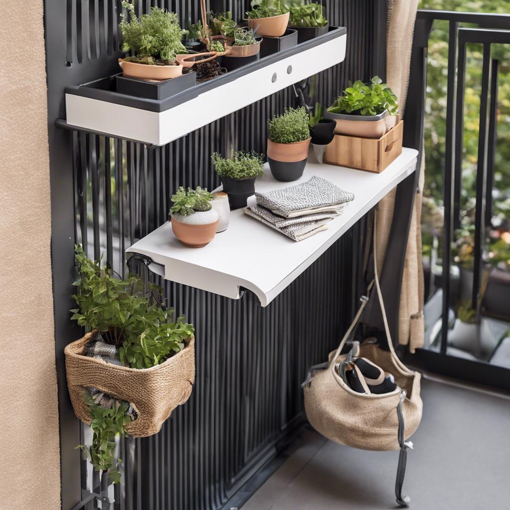 Maximizing Space: Clever Storage Solutions for Small Balconies