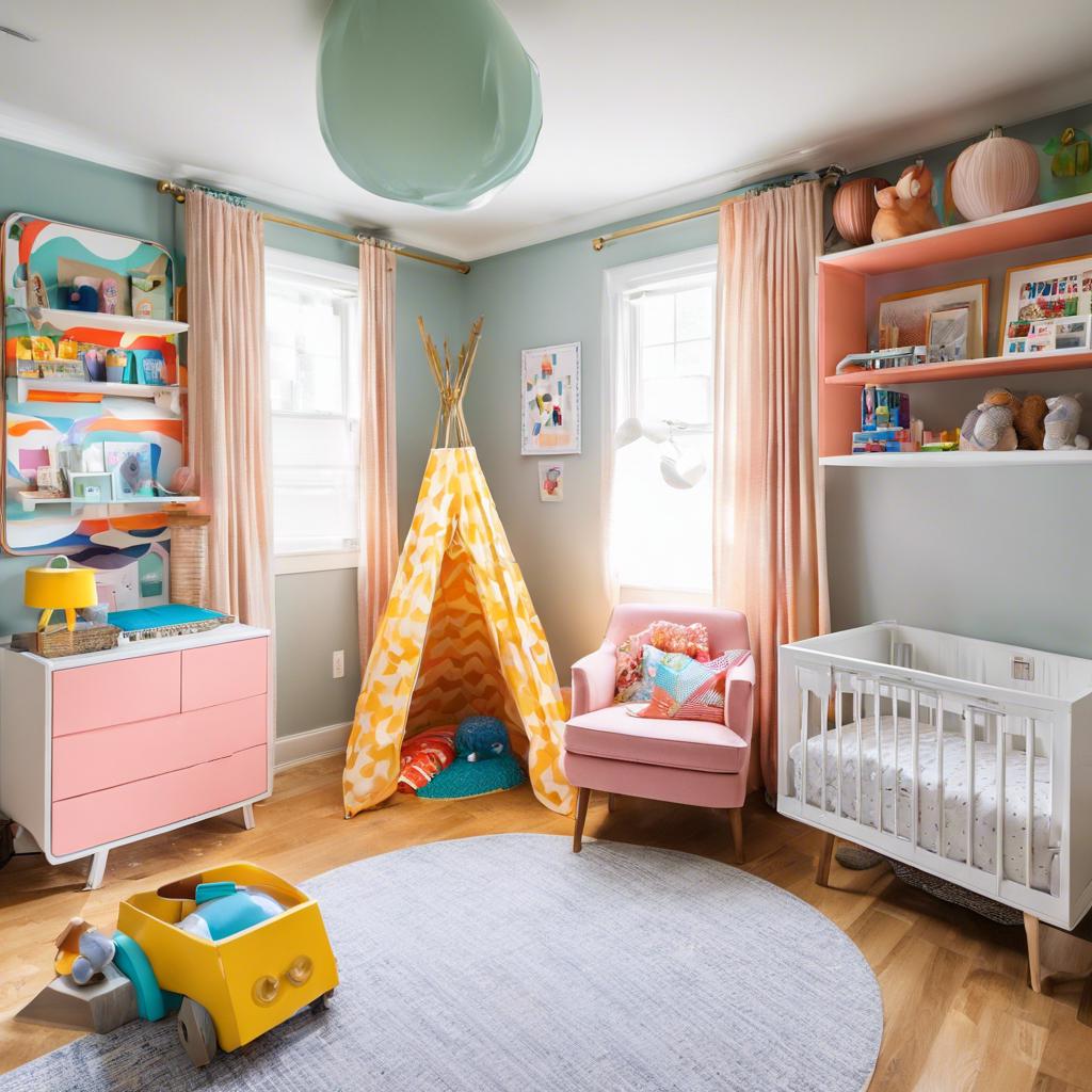 Maximizing Space⁤ with Clever Storage Solutions in a Small Colorful Nursery