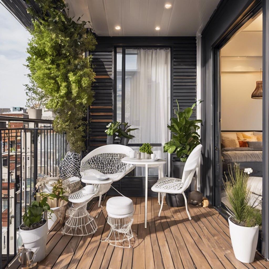 1. ‌Maximizing ‍Space:⁢ Innovative‍ Solutions for Small‍ Balcony Design