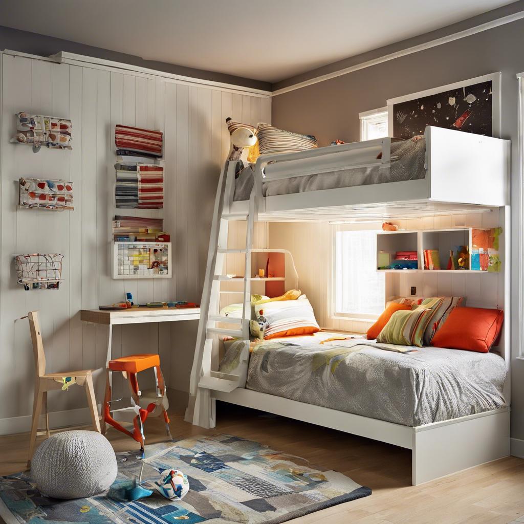 1. Maximizing⁢ Space: ‌Kid's ‌Room Design with ​Bunk Bed Loft