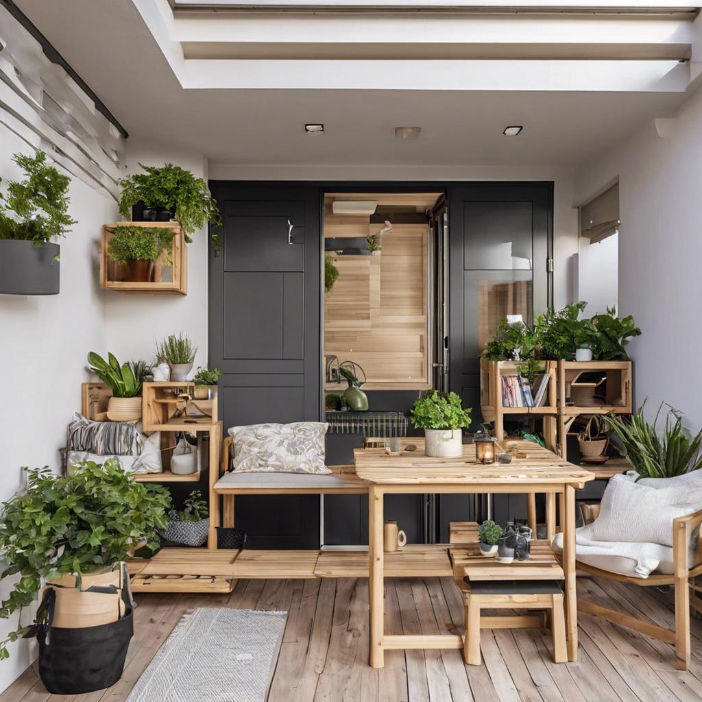 Maximizing‍ Space‌ with Multifunctional Furniture ‌on⁢ Your Small‌ Balcony