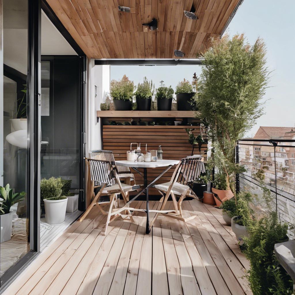 Maximizing Space with Small Balcony Design