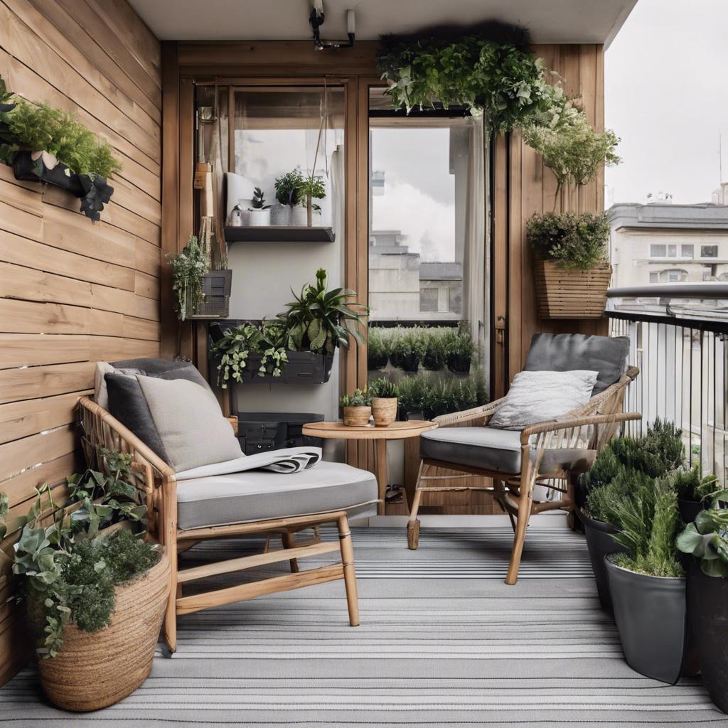 Maximizing Space ⁢in Small⁢ Balcony Design