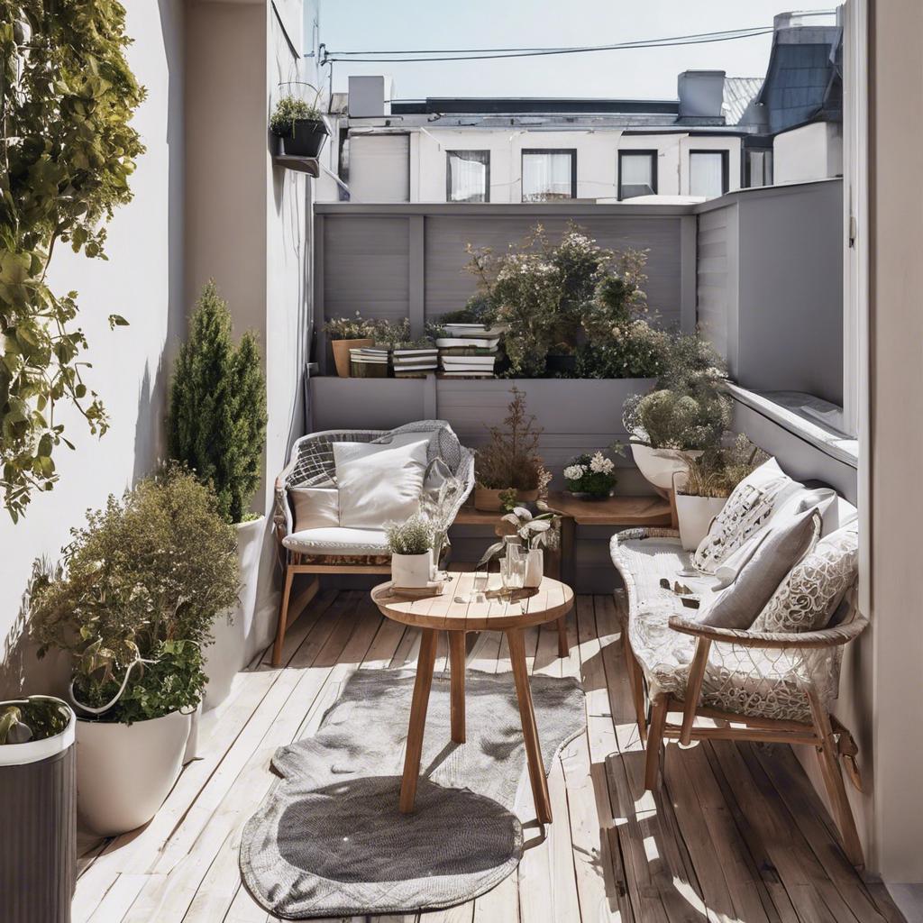 Maximizing Space on a ‌Small Balcony: ⁤Creative Layout Ideas