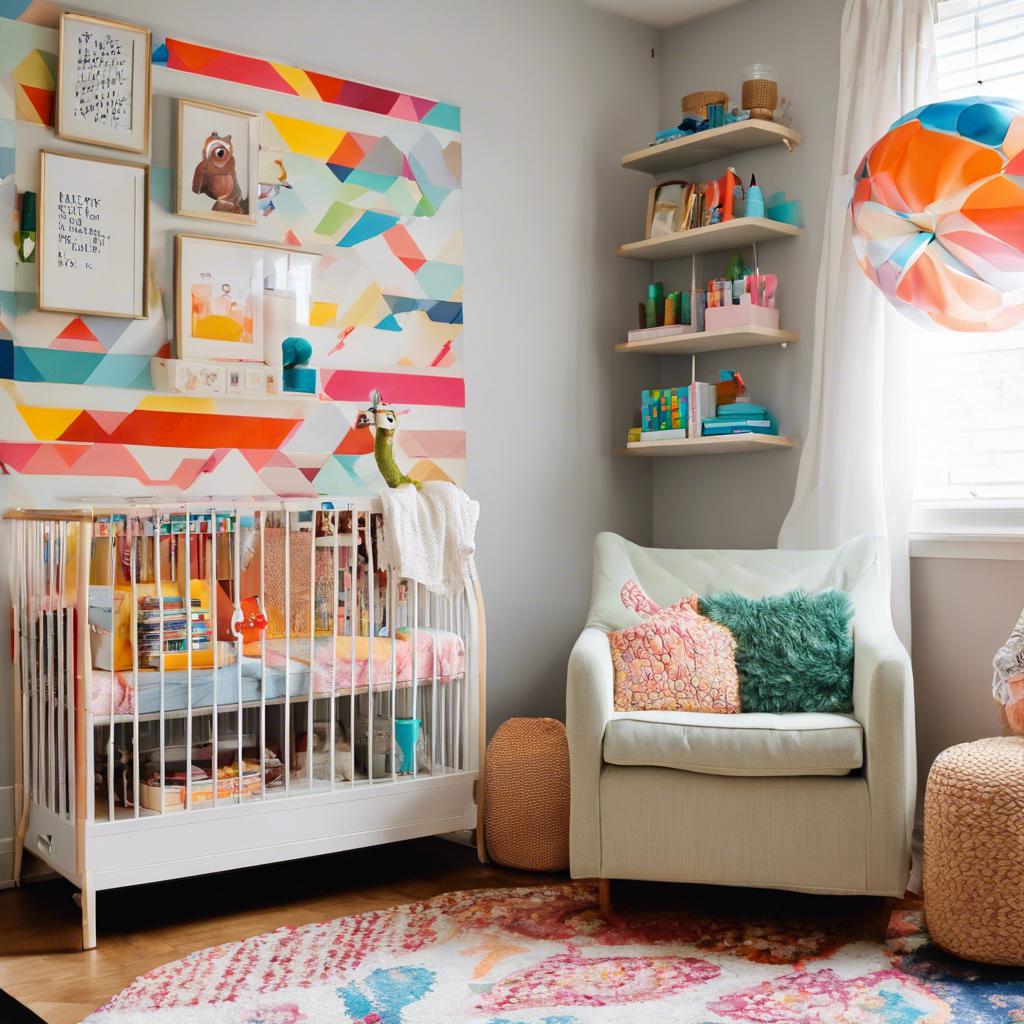 Maximizing ‌Space in ⁢a ⁤Small Colorful‌ Nursery