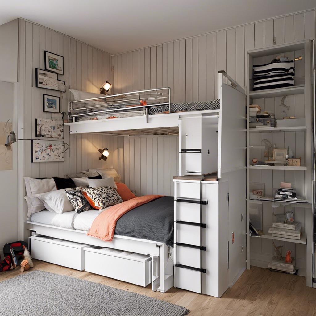 Maximizing Space⁣ in Small Rooms with ⁢Bunk Bed Designs
