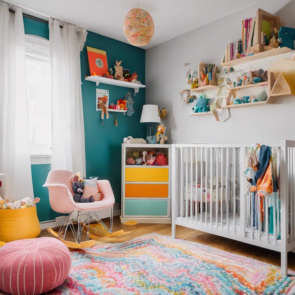 Maximizing Storage ‌Space in ⁤Your Small Colorful Nursery