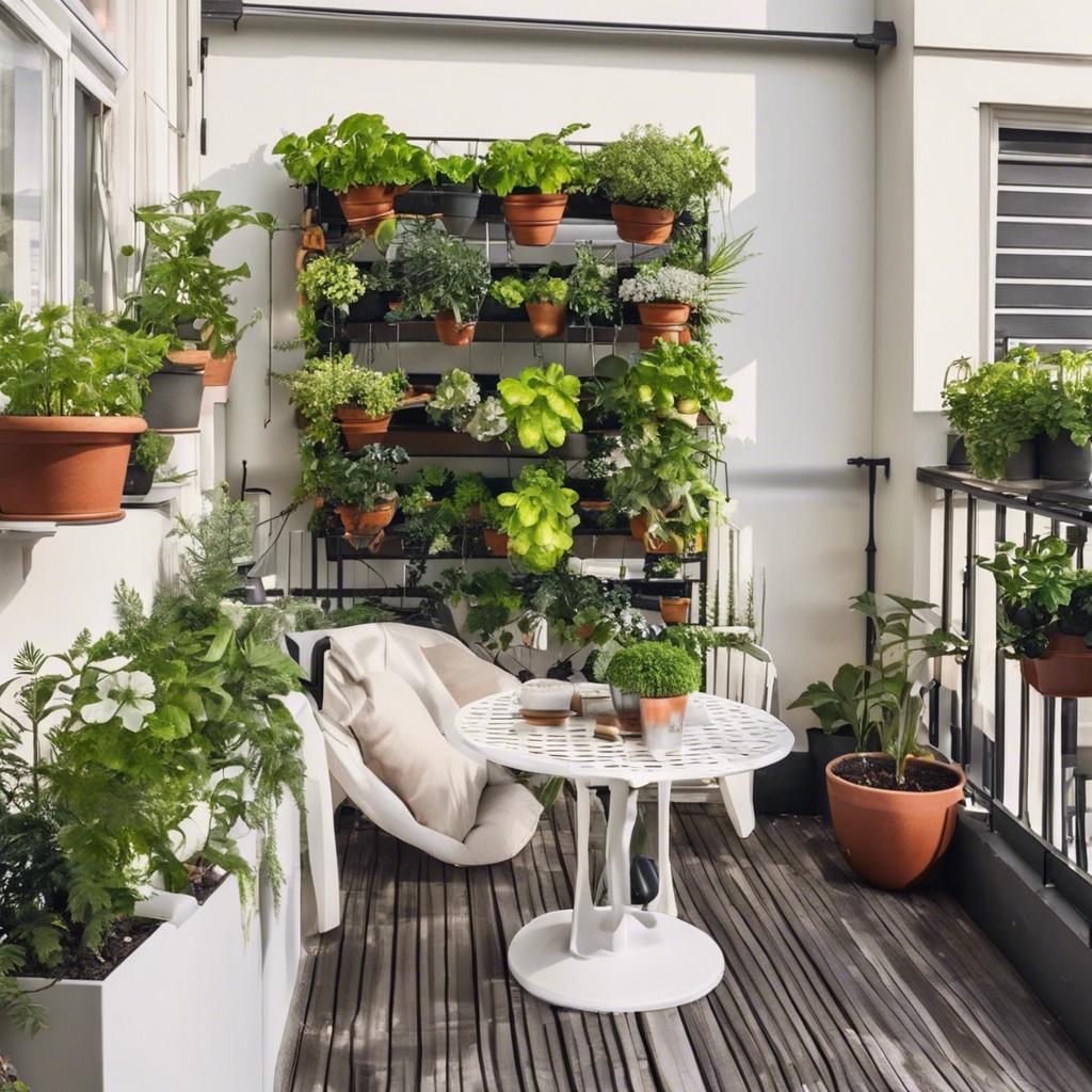 Maximizing‍ Vertical Space for Small Balcony Gardens