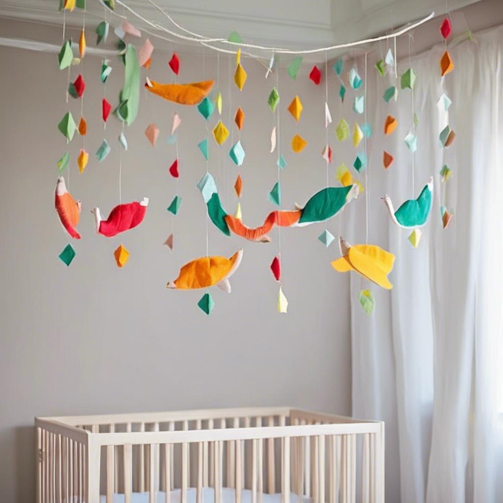 DIY Mobiles and Garlands to Brighten Up the Nursery