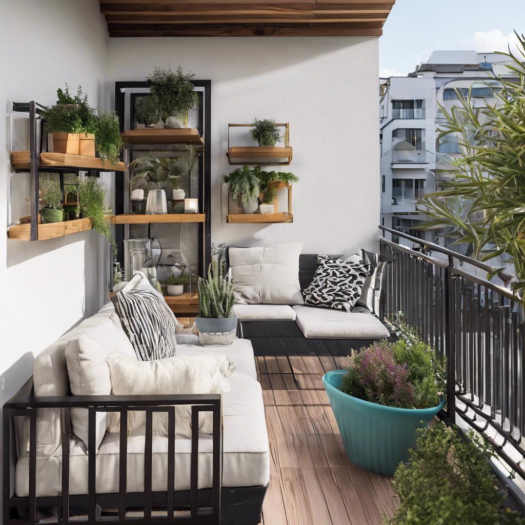 Multi-functional Decor: Small Balcony Design with Style