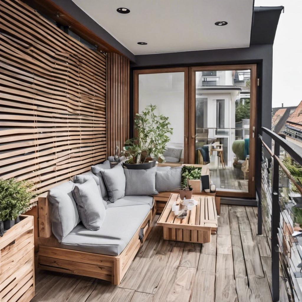 3.⁣ Multi-functional Furniture: Practical Tips for ‍Small Balcony Design