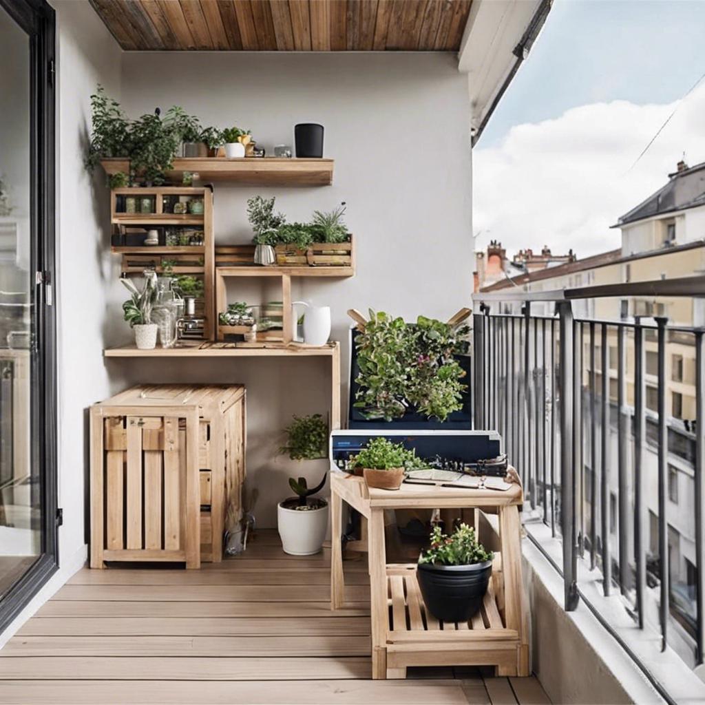 Multi-functional⁤ Solutions: Storage and Organization Ideas for Small⁣ Balcony⁤ Design