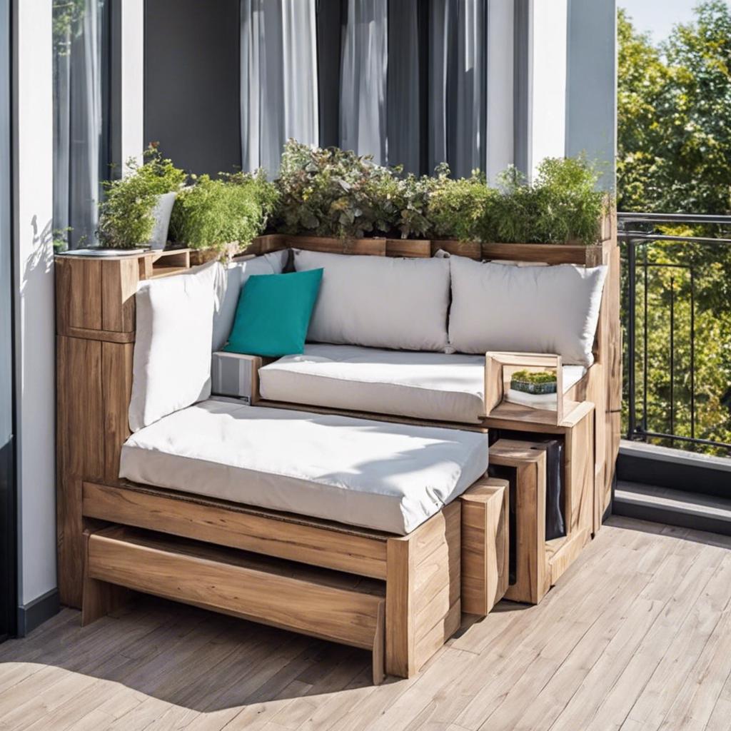 3. Multifunctional Furniture: Innovative Solutions for Small Balcony Design
