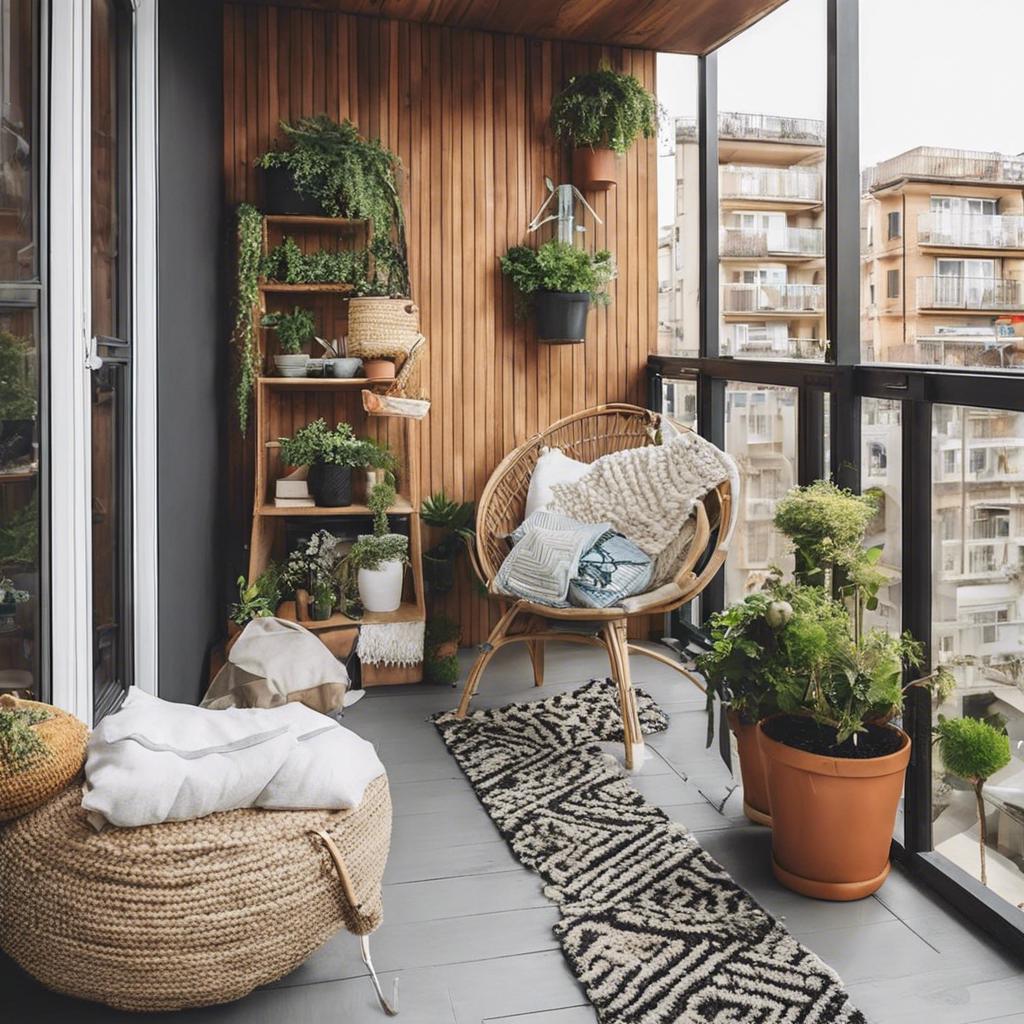Cozy Oasis: Transforming Your Small Balcony with Creative Design