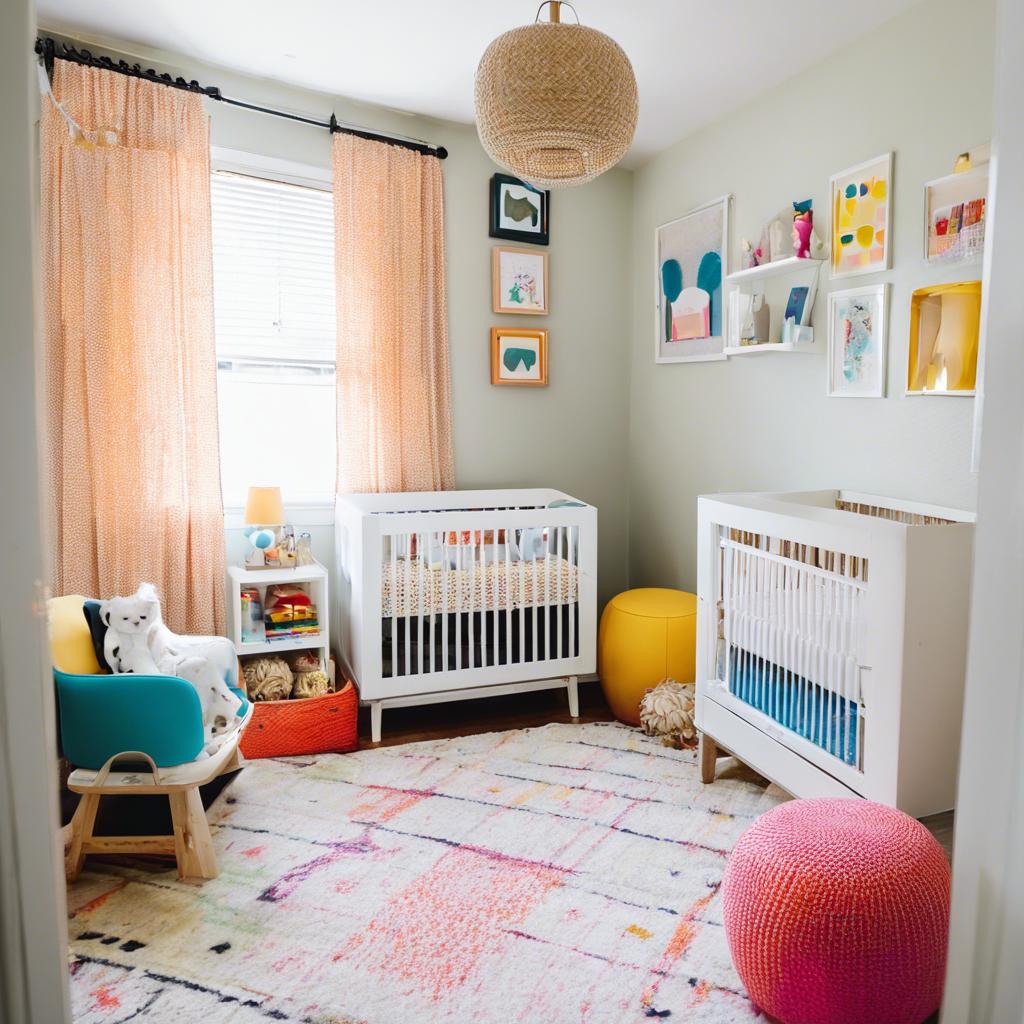 Tips for Organizing a Small Colorful Nursery