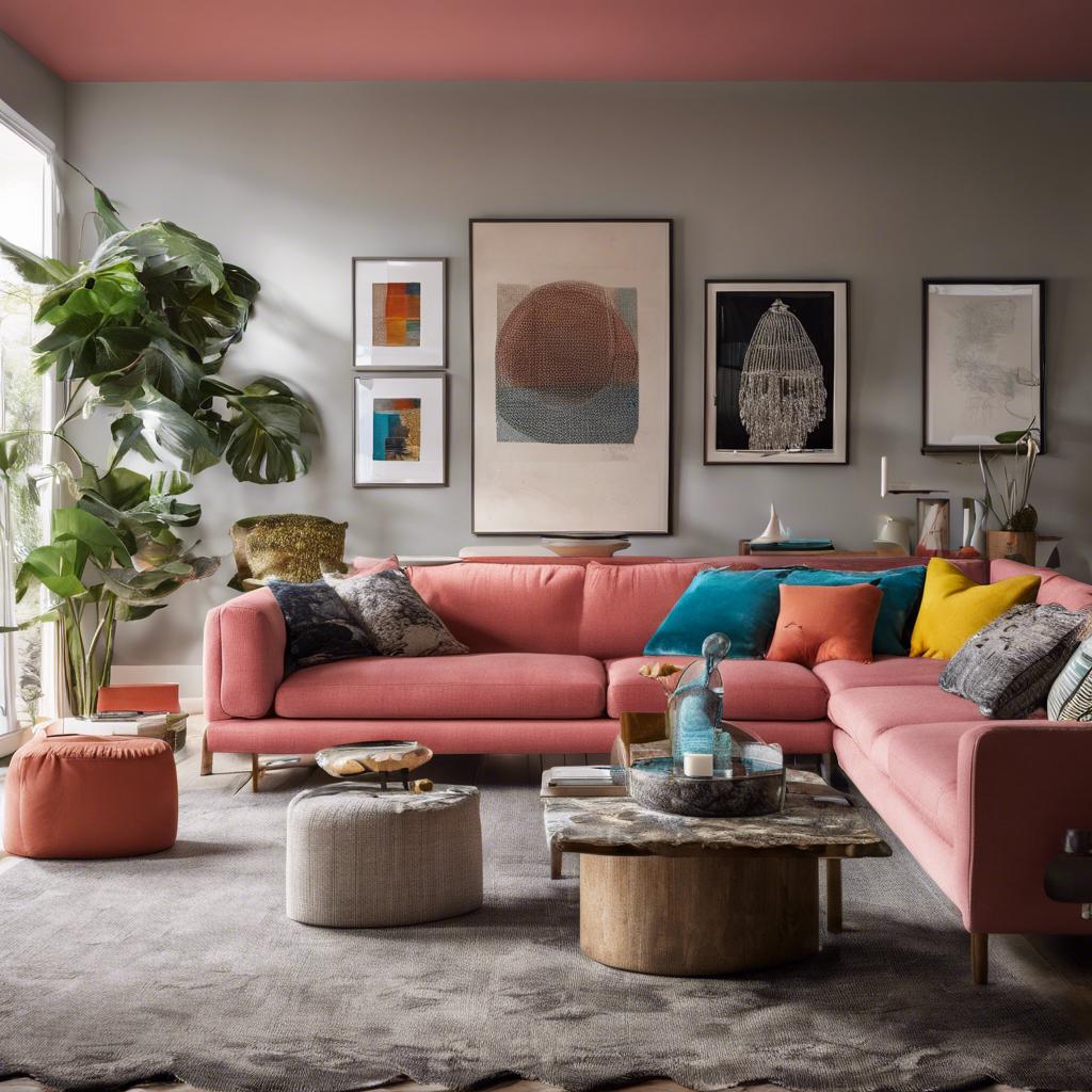 Playing⁢ with⁢ Colors and Textures in a Modern Living⁢ Room