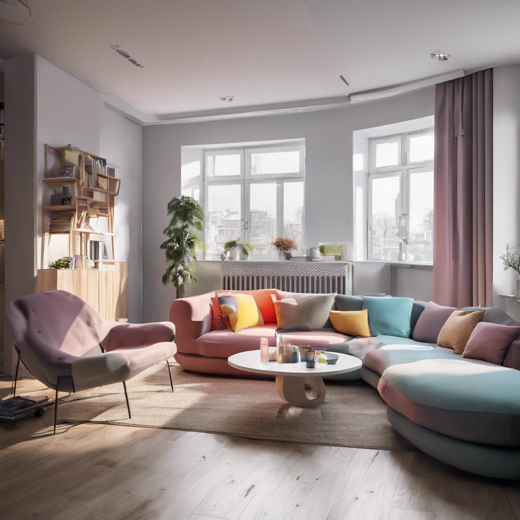 - ‍Playing with Light and Color: ‍Apartment Interior ⁢Design Inspiration