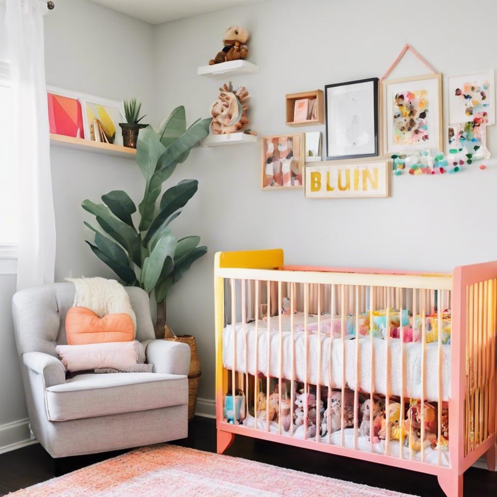 DIY Projects to Add a Personal Touch to Your Small Colorful Nursery