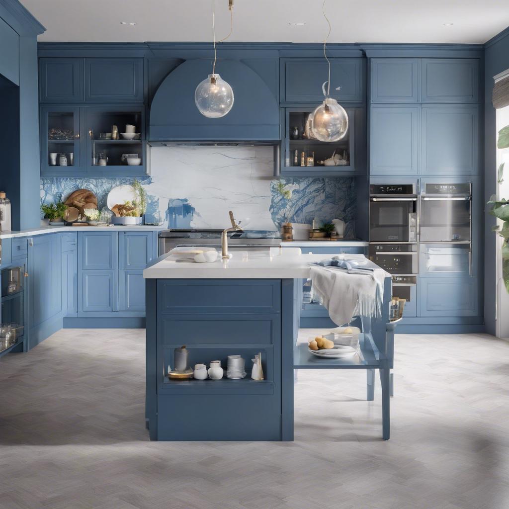 The ⁤Psychology Behind‌ Blue Kitchen Design: Creating a Calm ⁣and Serene Space