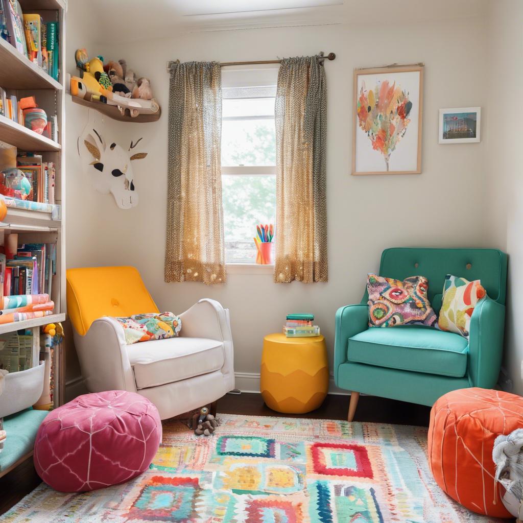 Cozy ⁢Reading ⁤Nooks ⁤in⁣ a Small Colorful Nursery