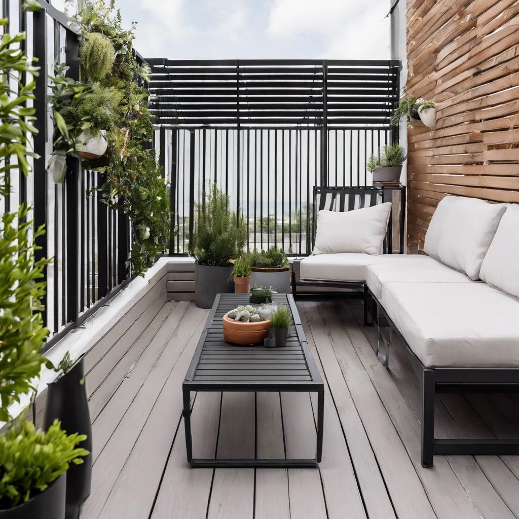 Seasonal Transitions: Weather-Resistant‍ Elements for Small ‍Balcony Design