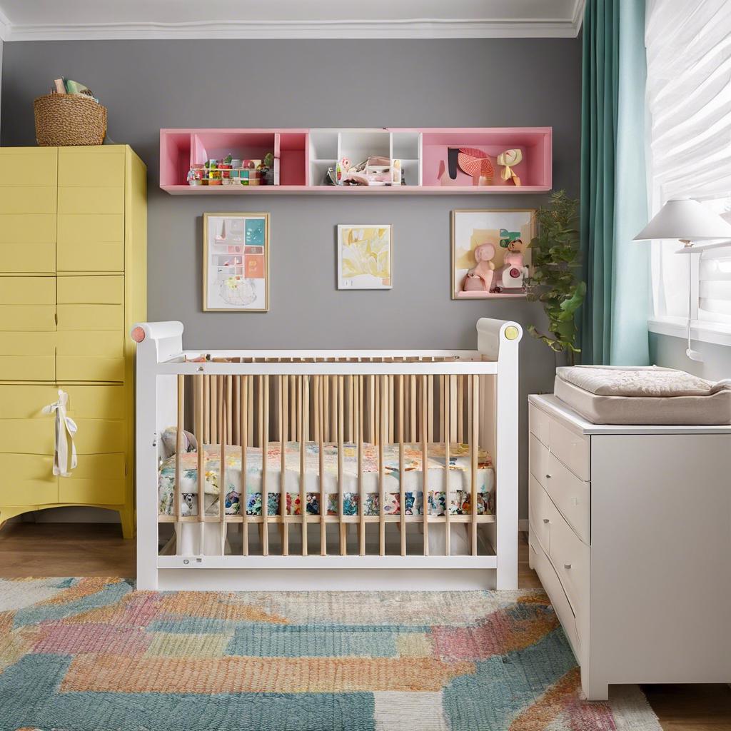 7. Selecting Multi-functional Furniture for a Small Colorful Nursery