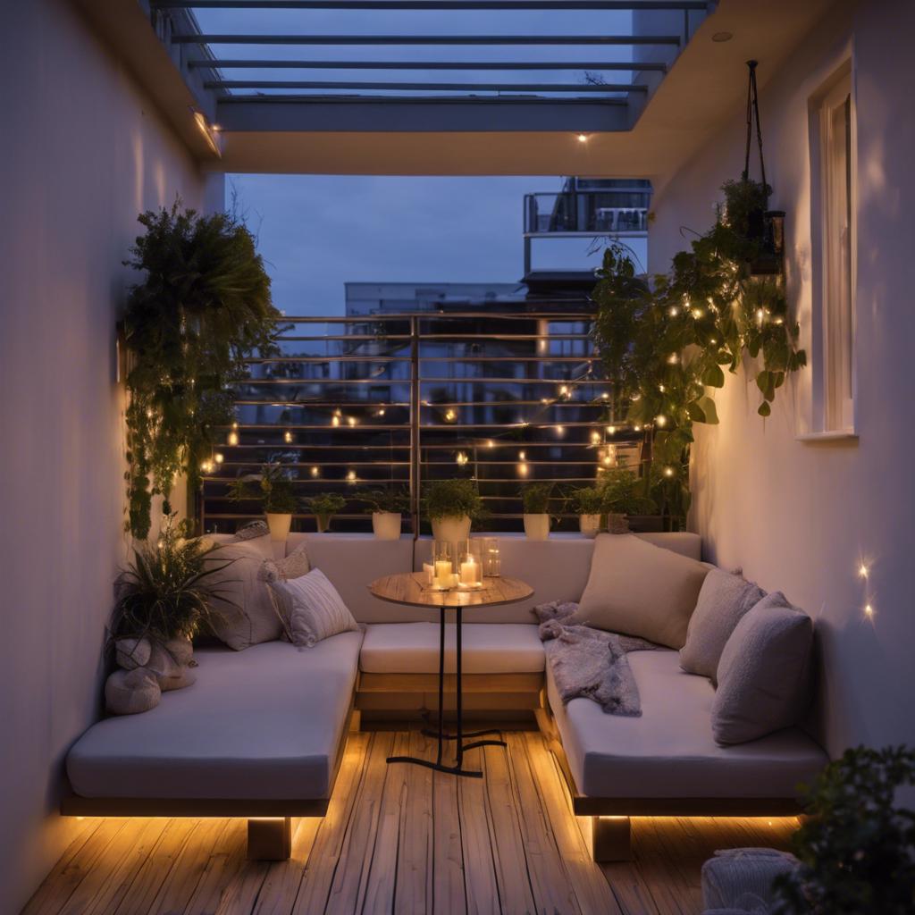 Setting‌ the Mood: Enhancing ⁣Ambiance with Lighting in⁣ Small ⁣Balcony Design