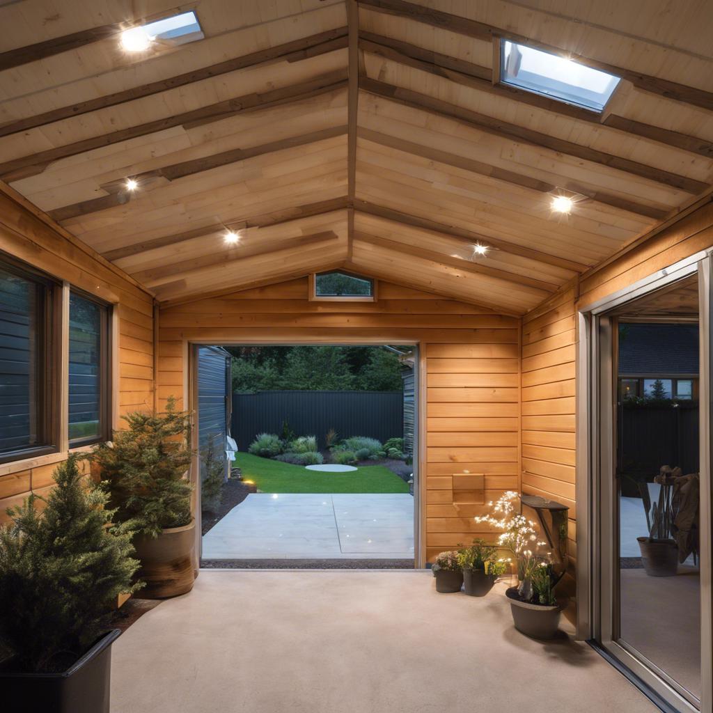 Illuminate Your ⁤Shed with LED Lighting Options