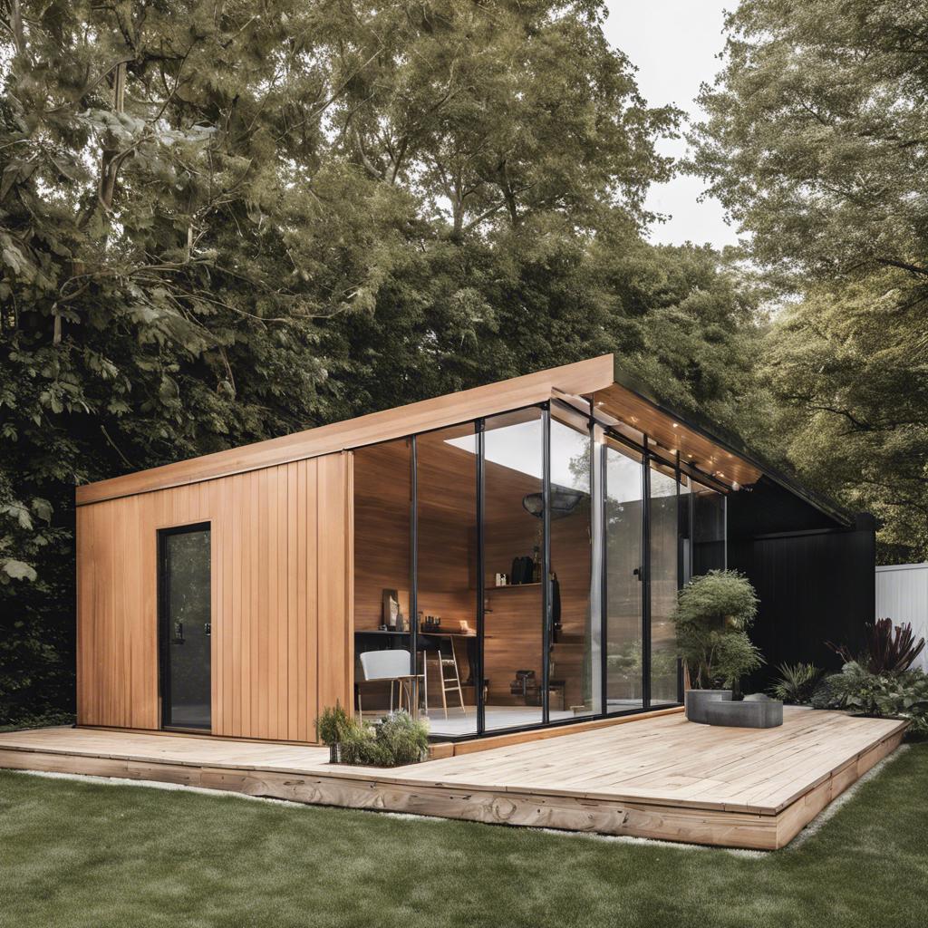 1. ⁣Incorporating Modern⁤ Minimalism into Backyard Shed Design