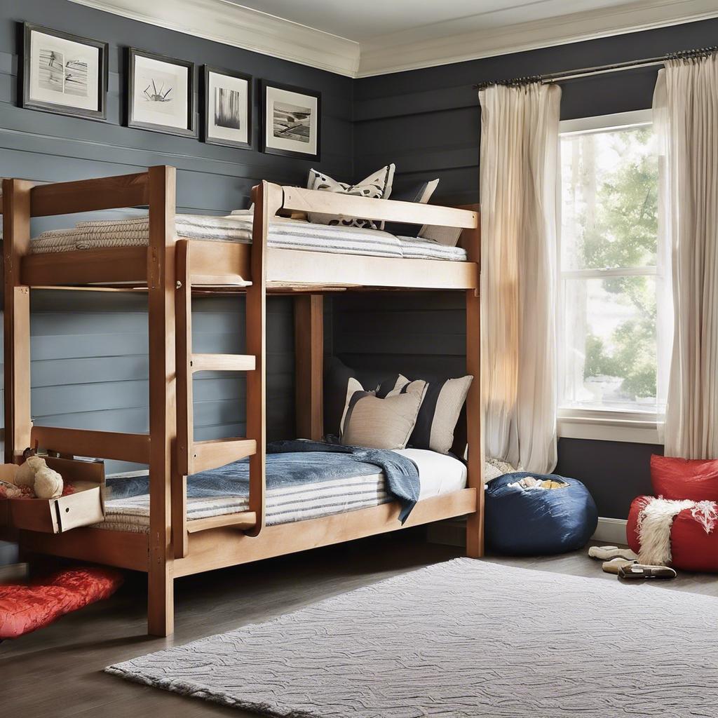 5.‌ Sleepover-Ready: Creating a Cozy and Inviting Atmosphere​ in Kids' Bunk⁢ Bed ⁣Rooms
