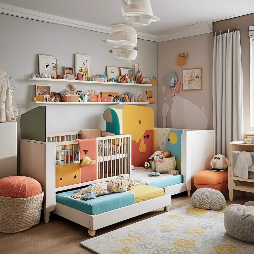 Small Colorful Nursery Furniture: Practical and Stylish Options