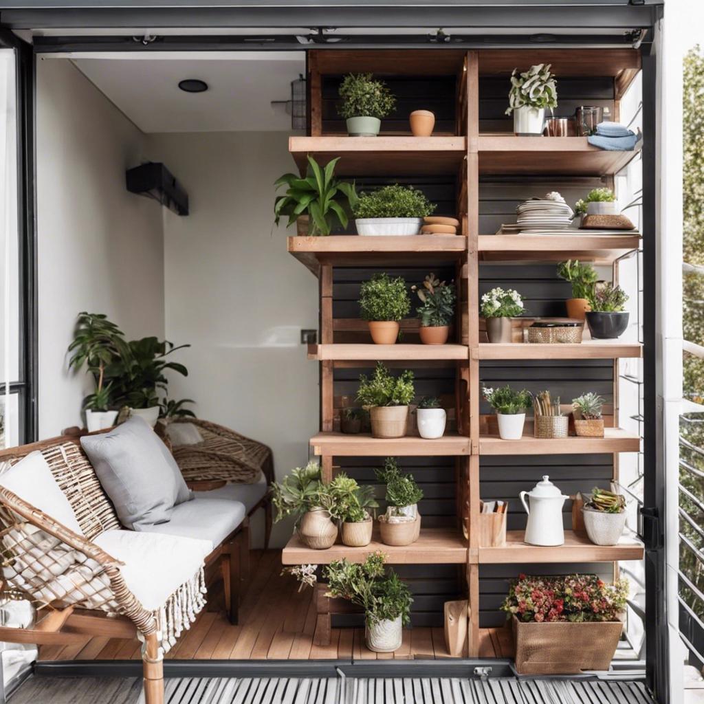3. Smart Storage ⁤Solutions for Small Balcony Design