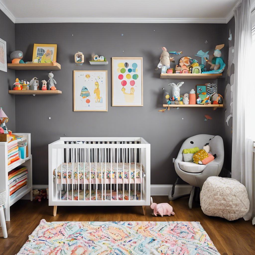 Space-Saving Tips for ​Designing a Small Colorful Nursery