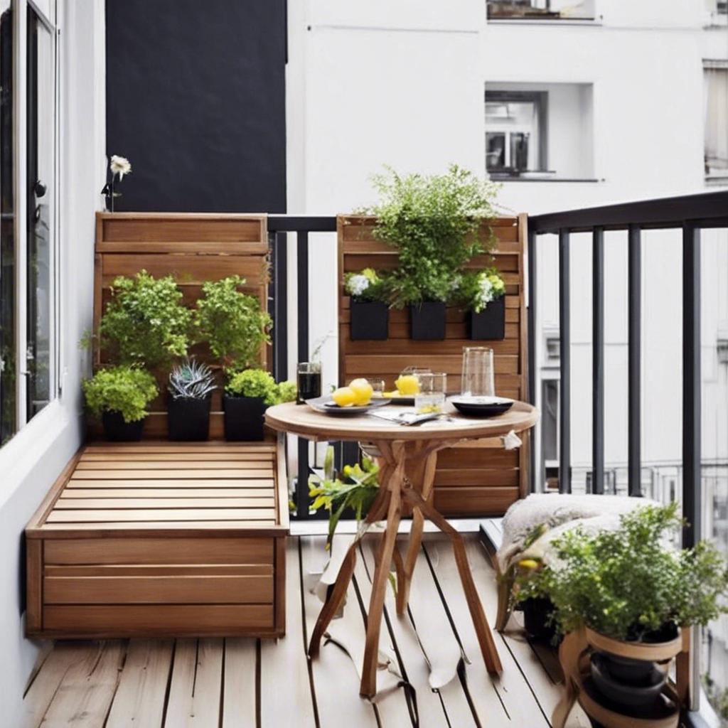 - Space-Saving ‌Furniture Solutions for Small ‍Balcony Design
