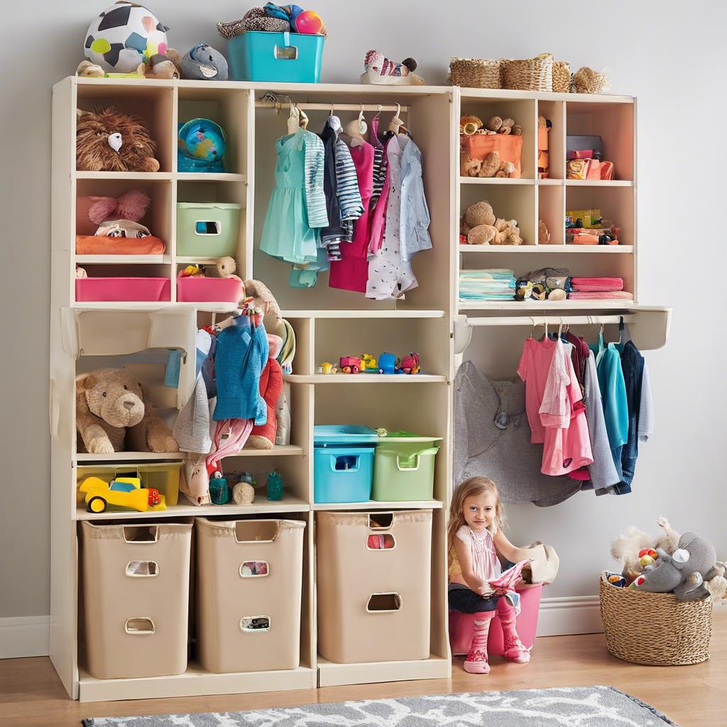 Storage Solutions: Clever ​Ways ⁣to Organize Toys and Clothes