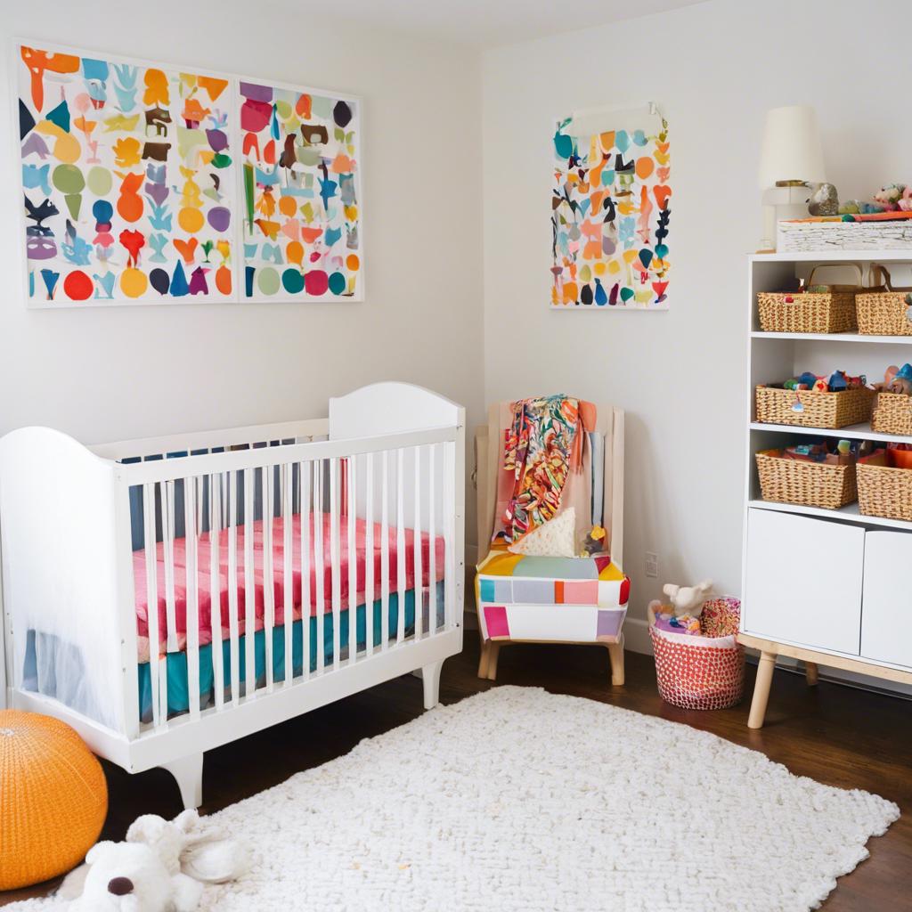 Storage Solutions for a Small ​Colorful Nursery