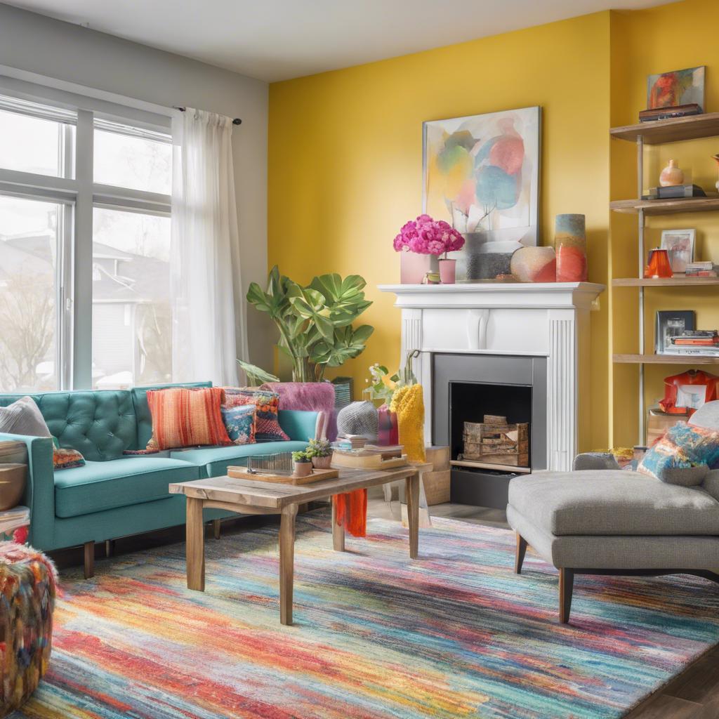 Utilizing Accent Pieces to Brighten ‌Up a Small Colorful Living Room Decor