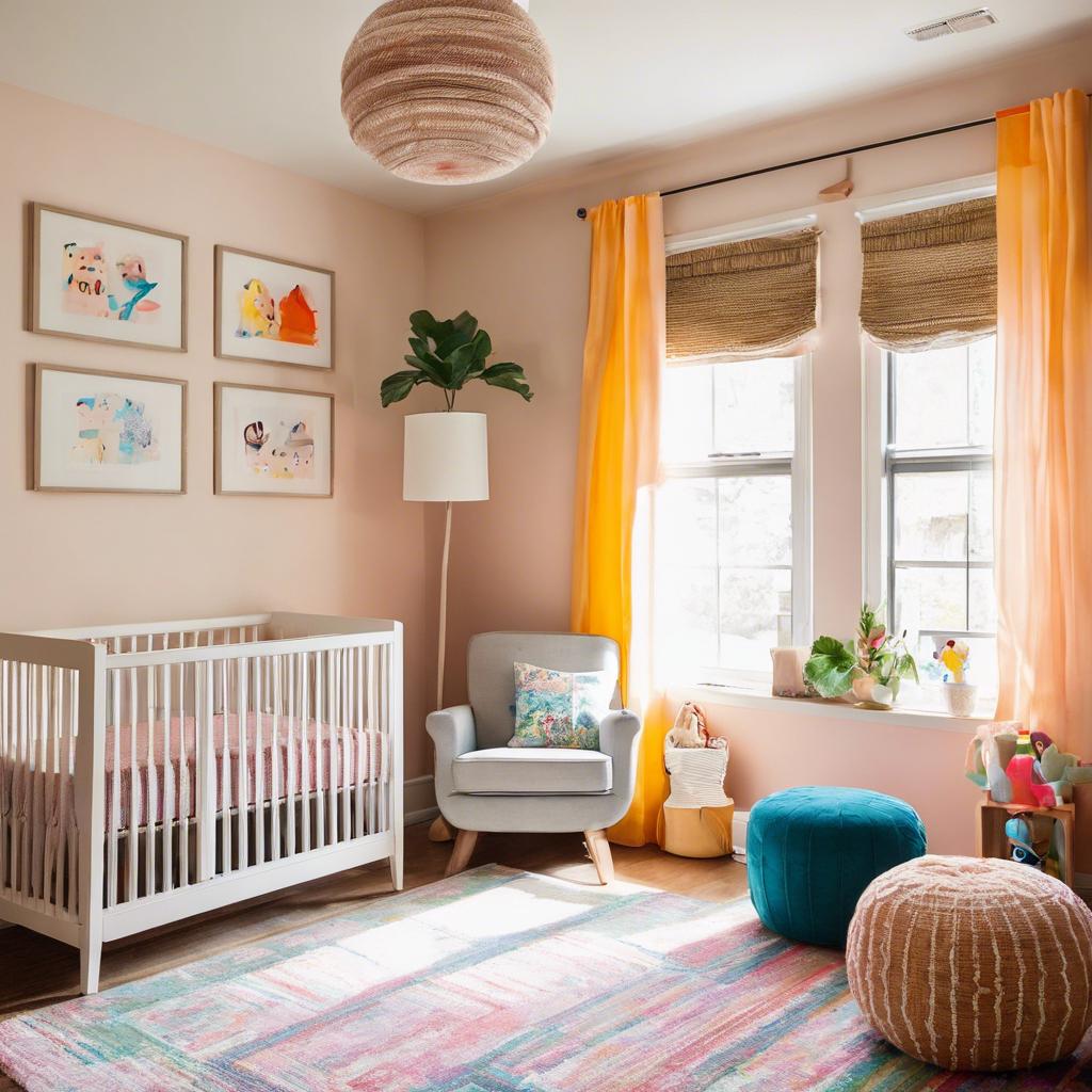 Utilizing ⁢Natural Light in a Small Colorful Nursery