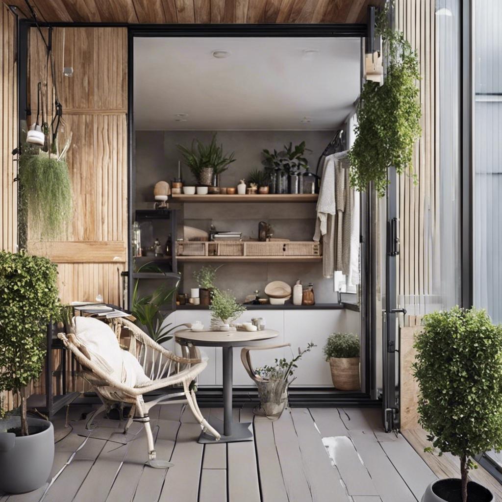 Utilizing Vertical Space: Clever Storage Solutions for Small Balcony Design