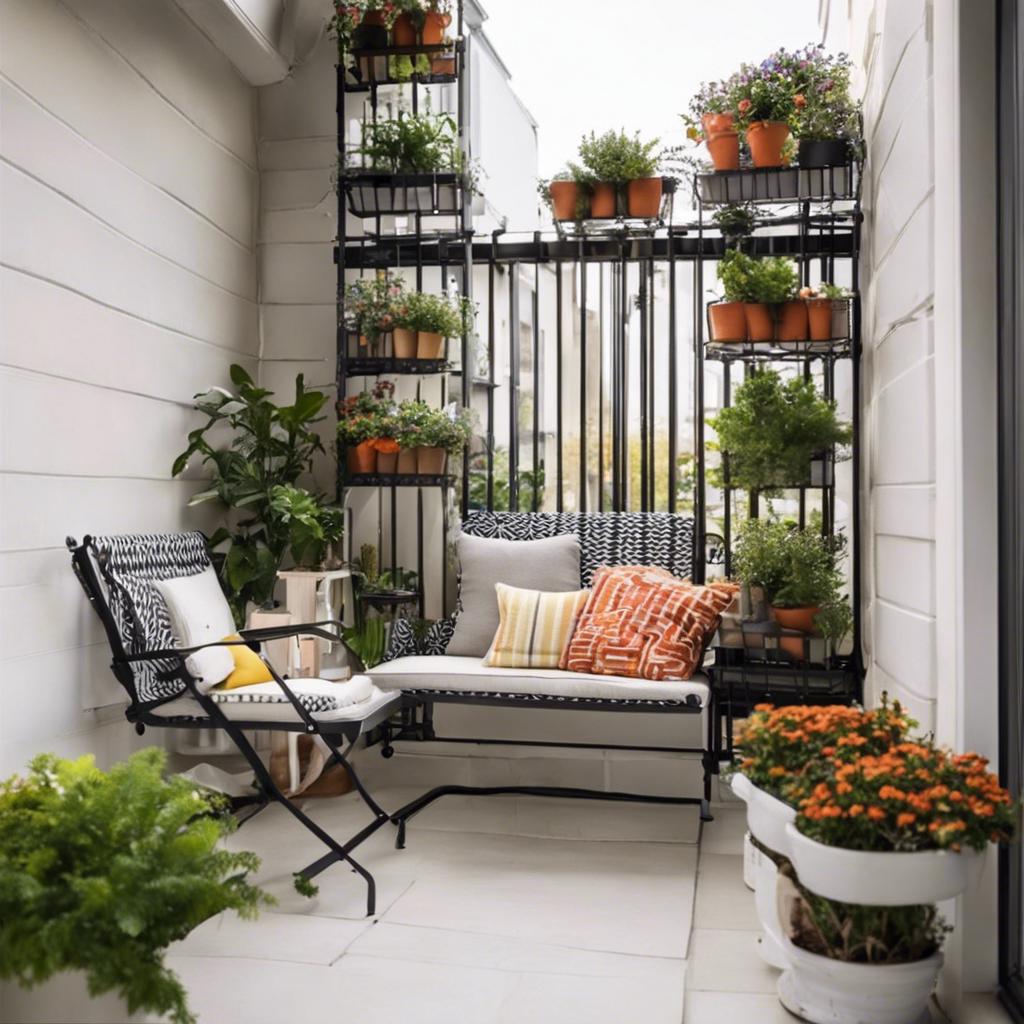 Utilizing Vertical Space: Innovative Ideas⁤ for Small​ Balcony Design