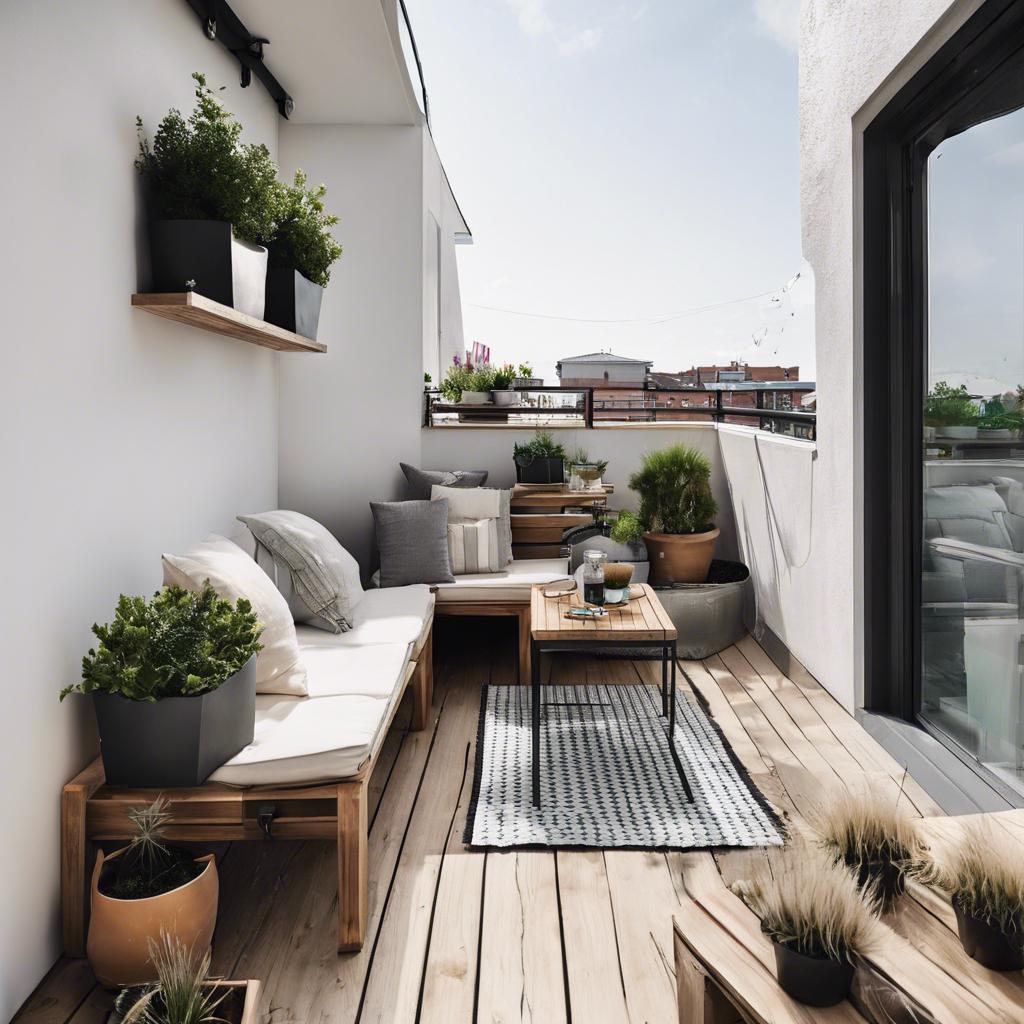 Utilizing Vertical Space: Maximizing Small Balcony Designs