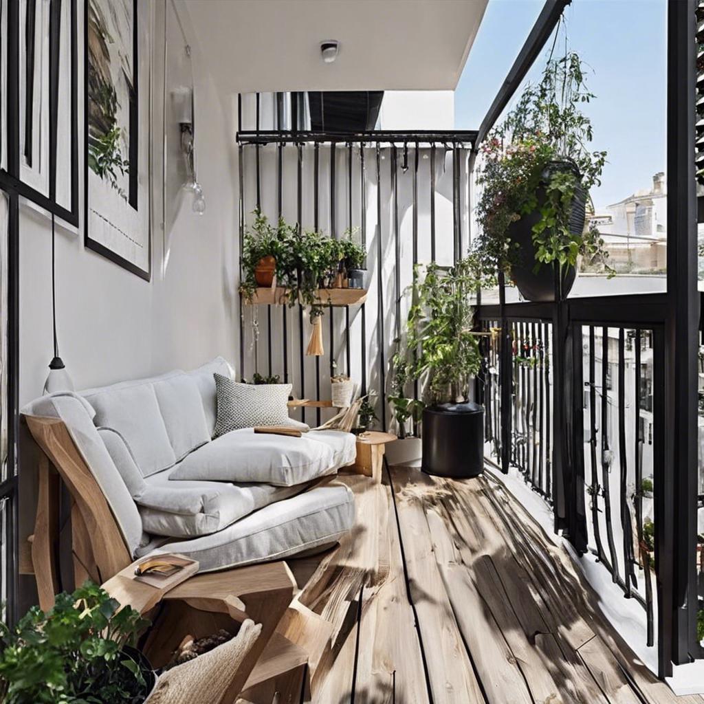 Utilizing Vertical⁤ Space for Small Balcony Design