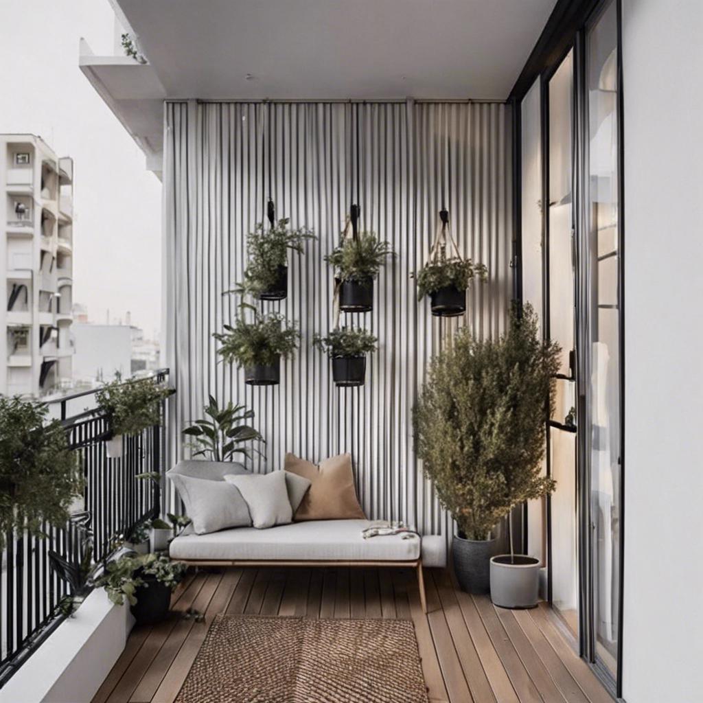 Utilizing Vertical⁢ Space for Small Balcony Design