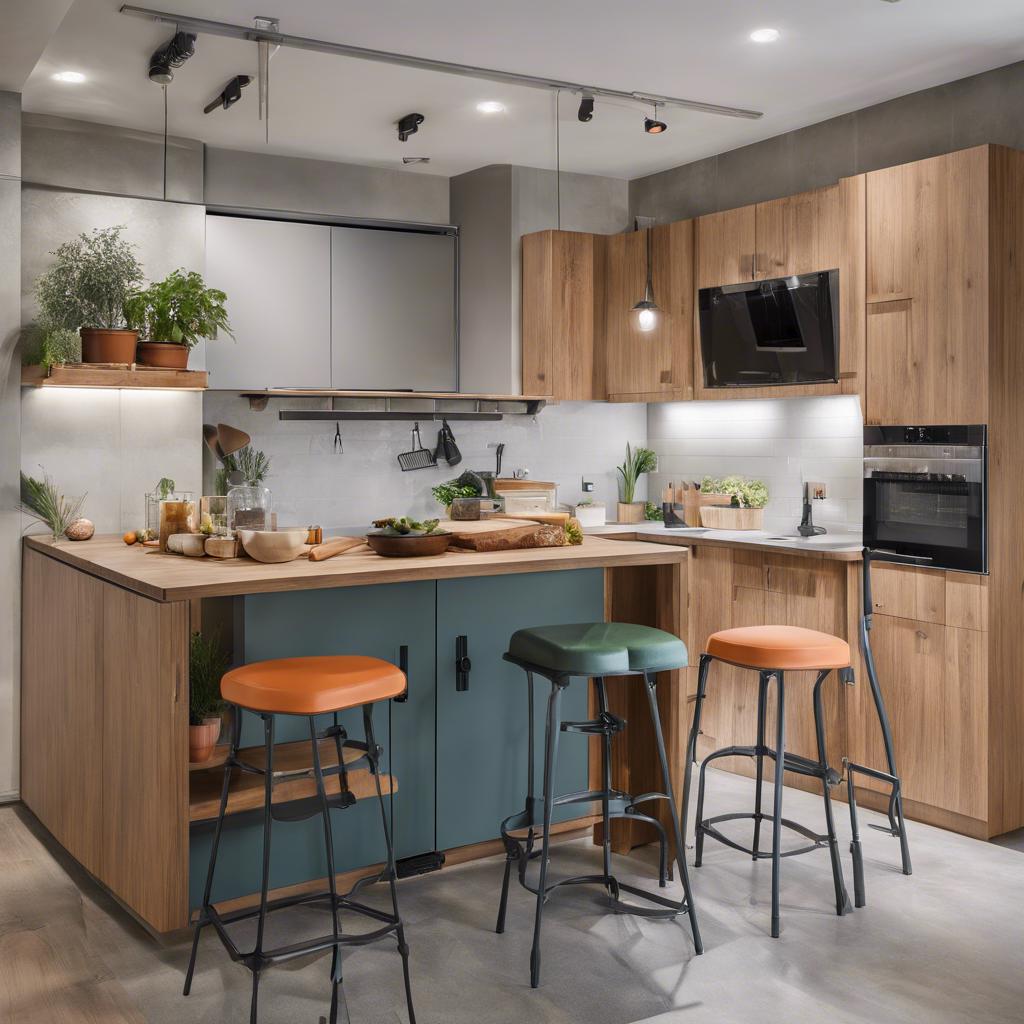 Utilizing versatile multipurpose furniture‌ in small kitchen​ design