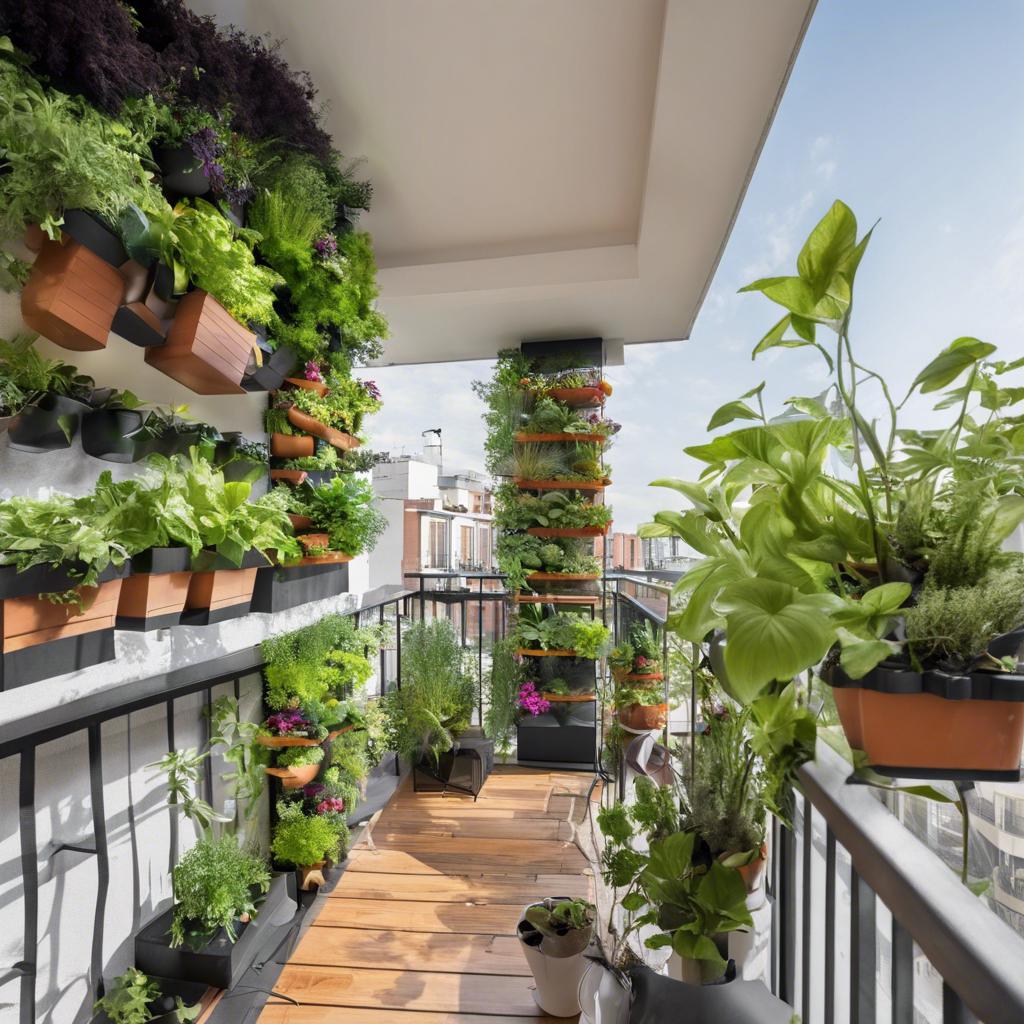 Vertical Garden Solutions ‍for Small Balconies