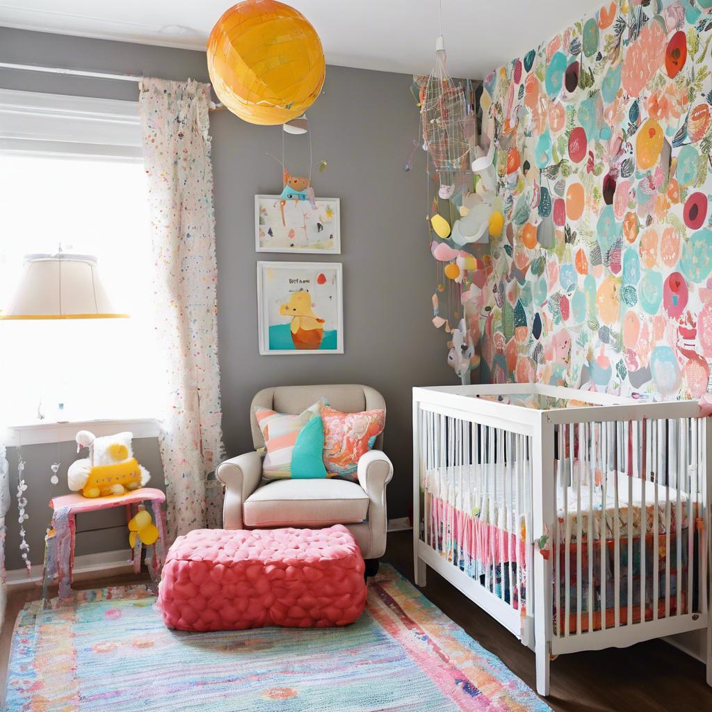 Whimsical Themes and⁢ Patterns for a Small ​Colorful Nursery