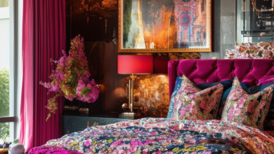 Bold and Beautiful: A Contemporary Take on Maximalist Bedroom Decor